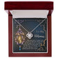 Mom-Your Love Is Like a Mystery Dazzling Love Knot Necklace