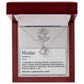 Mom-Superhero2 Dazzling Love Knot Necklace