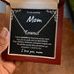 Gift for Mom Unspoken Words Custom Name Necklace