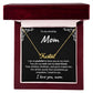 Gift for Mom Unspoken Words Custom Name Necklace