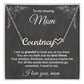 To my Amazing Mom, You Inspire Me - Heart Name Necklace