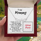 Dog Mom Funny Custom Paw Print Name and Photo Upload Necklace