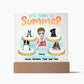 Personalized Dog Days of Summer Acrylic Plaque