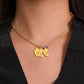 Expectant Mom Gift from the Bump Engraved Baby Feet Birthstone Charm Necklace