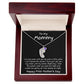 New Mom First Mother's Day Gift Engraved Baby Feet Birthstone Charm Necklace