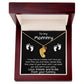 Expectant Mom Gift from the Bump Engraved Baby Feet Birthstone Charm Necklace
