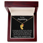New Mom First Mother's Day Gift Engraved Baby Feet Birthstone Charm Necklace