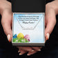Happy Easter Personalized Name Necklace