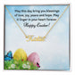 Happy Easter Personalized Name Necklace