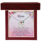 Gift for Mother Custom Baby Feet Birthstone Engraved Necklace