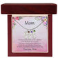 Gift for Mother Custom Baby Feet Birthstone Engraved Necklace
