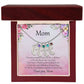 Gift for Mother Custom Baby Feet Birthstone Engraved Necklace