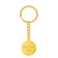 Graduation Keepsake Circle Engraved Keychain